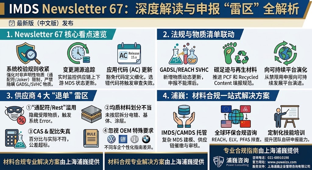 深度解读 IMDS Newsletter 67：汽车供应链合规新规与申报“雷区”全解析