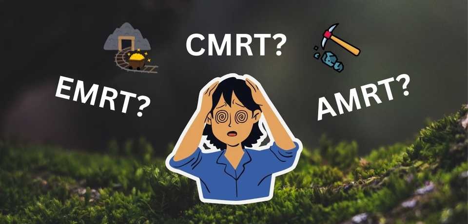 AMRT、EMRT 和 CMRT 之间的主要区别
