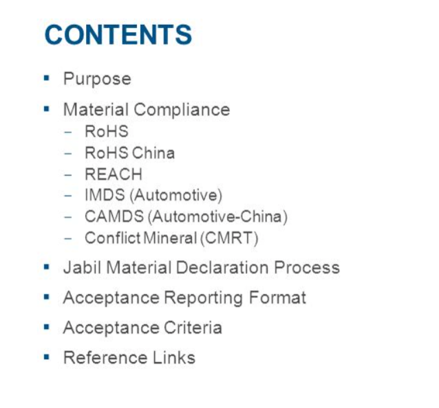 SUPPLIER MATERIAL COMPLIANCE DECLARATION 供应商材料合规声明