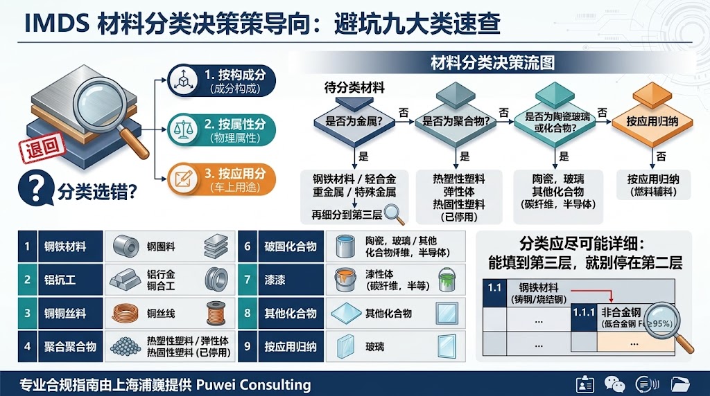 材料分类选错，为什么总被退回：怎样选对、怎样编号